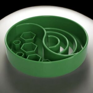 Slow and Steady Wins the Feast Our 3D-printed pet bowl slow feeder is designed to make mealtimes more enjoyable and less messy for your furry friend. With its unique maze-like design, it encourages slower eating, preventing gulping and reducing the risk of digestive issues. Features: Slow Feeding Design: Helps prevent bloat and promotes healthier digestion. Durable Construction: Made from high-quality materials for long-lasting use. Easy to Clean: Dishwasher-safe for convenient maintenance. Stylish Design: Adds a touch of modern flair to your pet's dining area. Give your pet a healthier and happier mealtime experience with our slow feeder bowl.